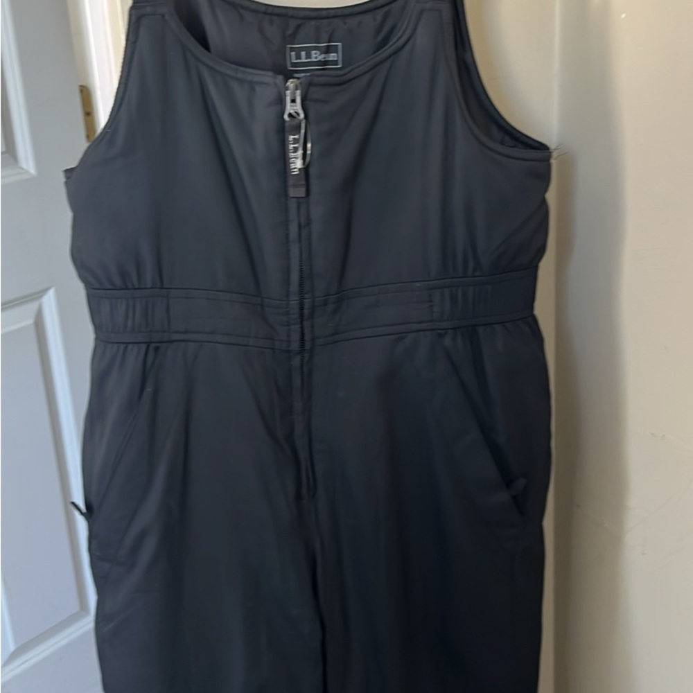 L.L. Bean kids overall show suit